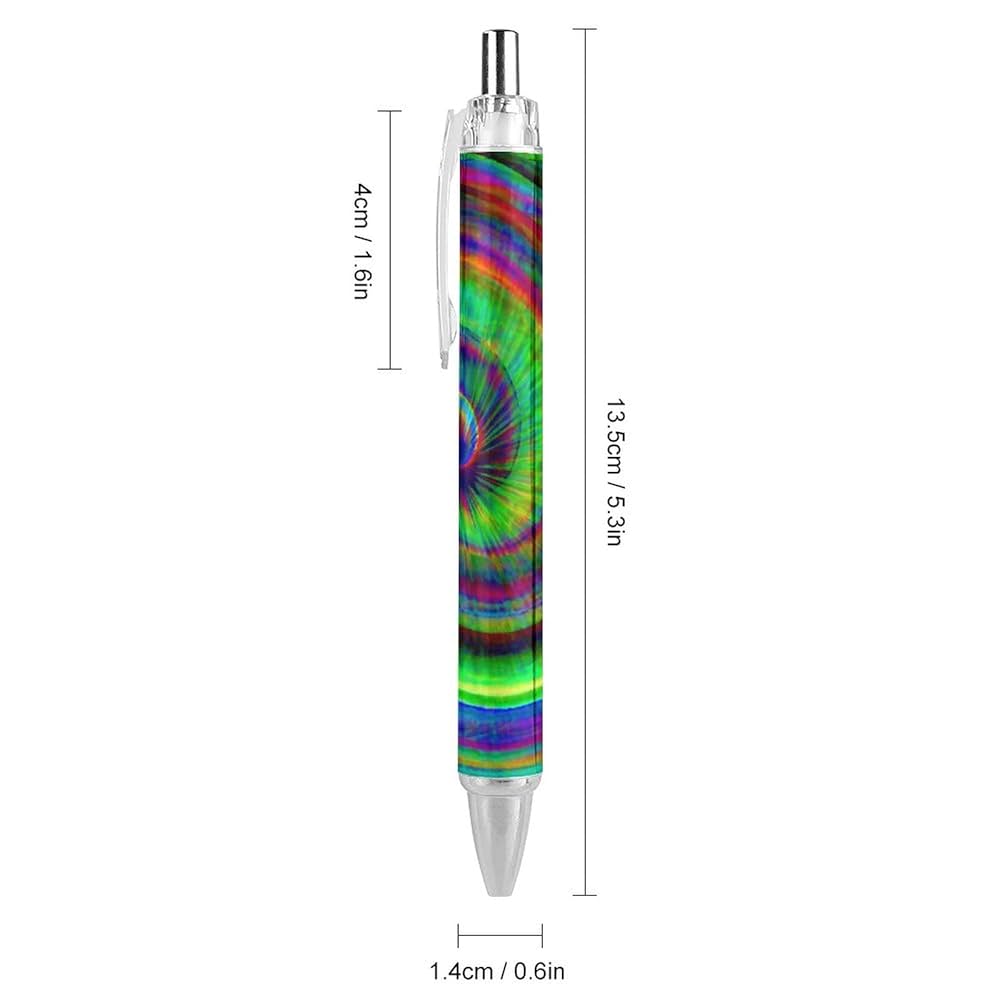 Amazon | サイケデリックな絞り染め渦巻きアート ボールペン
